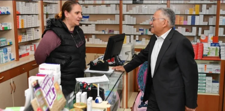 BAŞKAN BÜYÜKKILIÇ’TAN ESNAF ZİYARETLERİ