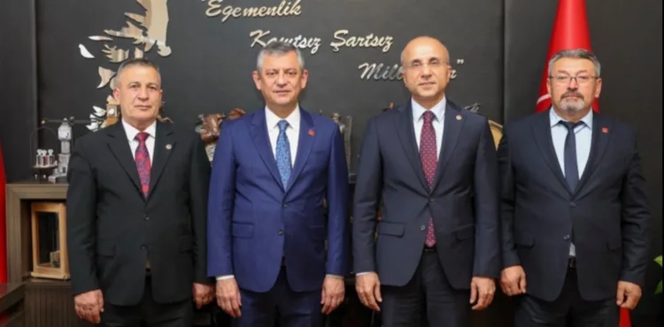 CHP Akkışla teşkilatından Özgür Özel’e ziyaret
