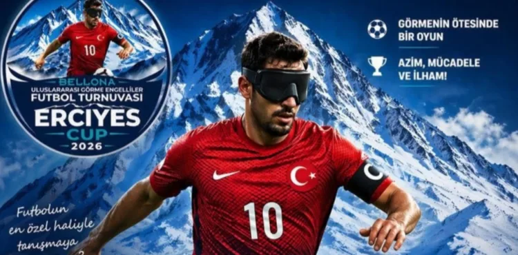 Kayseri’de görme engelliler futbolunda uluslararası heyecan