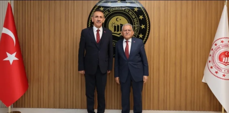 BAŞKAN BÜYÜKKILIÇ’TAN ÖZTÜRK’E "HAYIRLI OLSUN" ZİYARETİ