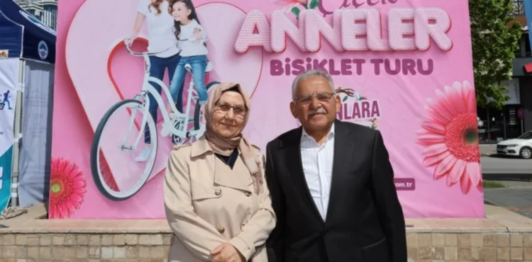 BAŞKAN BÜYÜKKILIÇ, “ÇİÇEK ANNELER BİSİKLET TURU” ETKİNLİĞİNE KATILDI