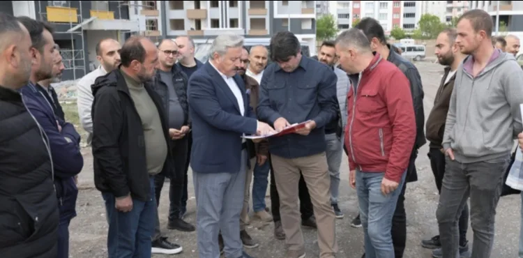 KAZIM KARABEKİR MAHALLESİ 2. ETAP KENTSEL DÖNÜŞÜM BLOKLARI TAMAMLANMA AŞAMASINDA