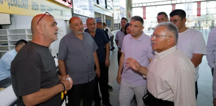 BAŞKAN BÜYÜKKILIÇ’TAN KAYSERİ ŞEHİR TERMİNALİ’NE ZİYARET