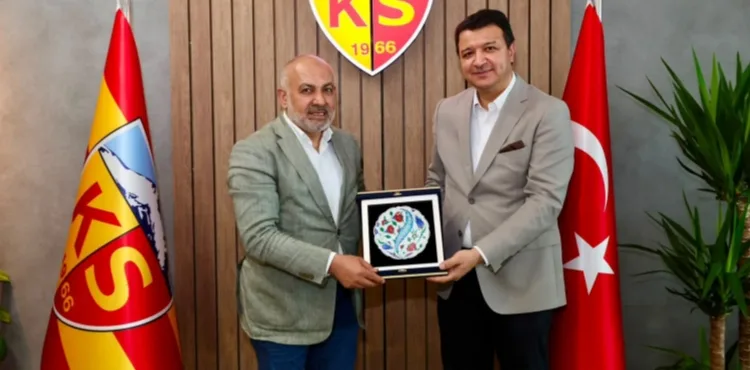 Mahmut Arıkan'dan Kayserispor yönetimine hayırlı olsun ziyareti