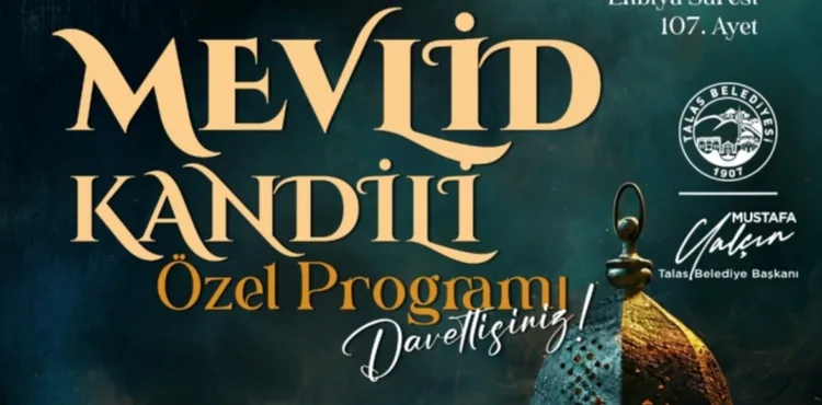 TALAS’TA MEVLİD KANDİLİ ÖZEL PROGRAMI