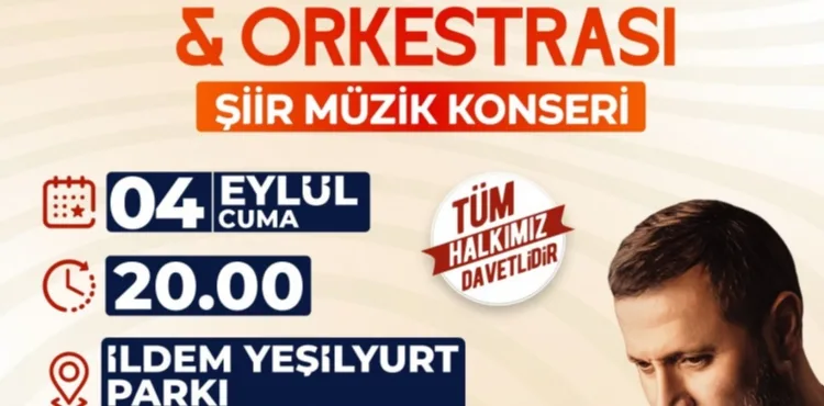 TALHA BORA ÖGE VE ORKESTRASI İLDEM’DE SEVENLERİYLE BULUŞUYOR