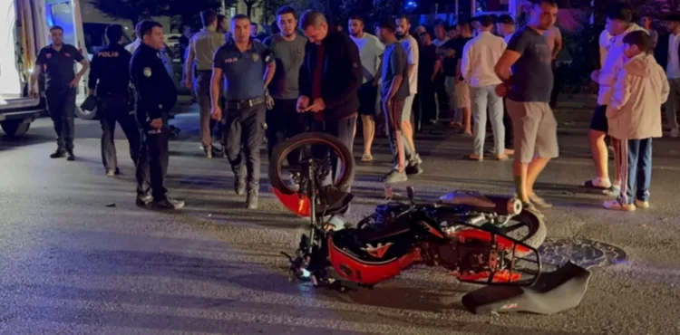 Otomobil ile motosiklet çarpıştı: 2 yaralı