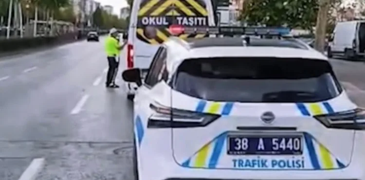 KAYSERİ’DE OKUL SERVİSLERİNE YENİ EĞİTİM YILI DENETİMİ