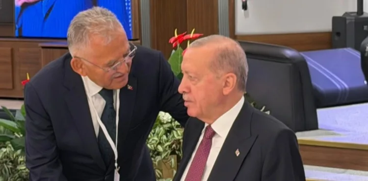 BAŞKAN BÜYÜKKILIÇ, CUMHURBAŞKANI ERDOĞAN İLE GÖRÜŞTÜ