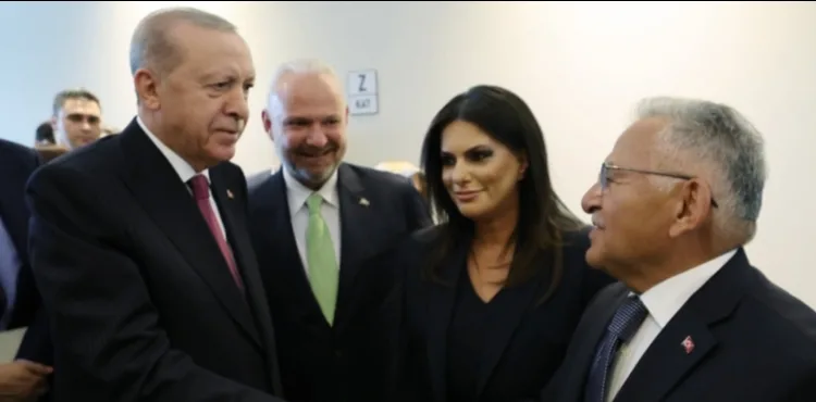 BAŞKAN BÜYÜKKILIÇ, CUMHURBAŞKANI ERDOĞAN İLE BİR ARAYA GELDİ