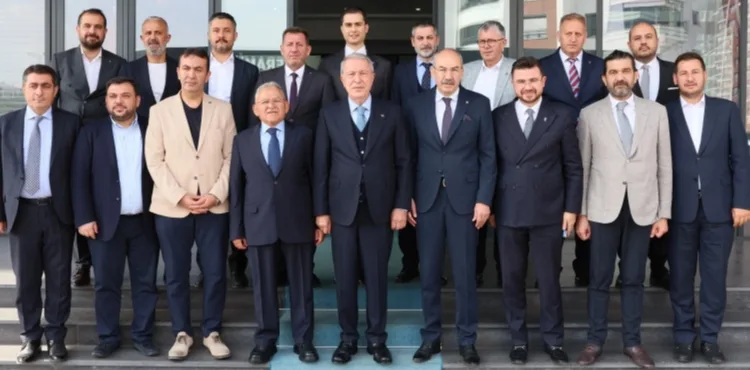 Hulusi Akar, Büyükkılıç ve Okandan’dan KTO’ya "Hayırlı Olsun" Ziyareti