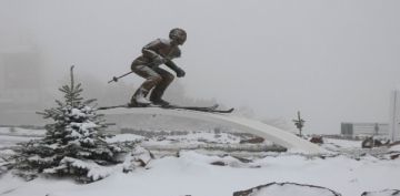 Erciyes'te kar kalnl 15 santimetreyi buldu