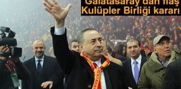 Galatasaray, Kulpler Birlii toplantlarna katlmayacak Giri:04 Aralk 2018 20:14