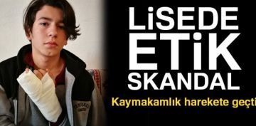 Lisede etik skandal!