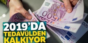 500 Euro Nisan 2019'da tedavlden kalkyor