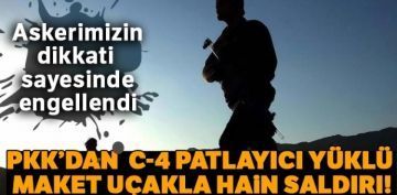 Terristlerin maket uakla saldr giriimi engellendi