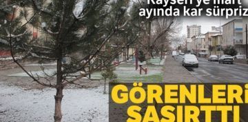 Kayseri'de Mart aynn son gnlerinde kar yad