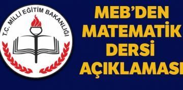 MEB'den aklama: Matematik zorunlu ders