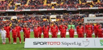 Kayserispor 41'de kald