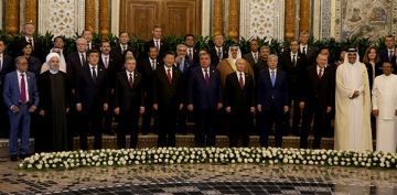 Cumhurbakan Erdoan liderlerle bir araya geldi