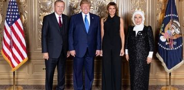 Cumhurbakan Erdoan, Trump tarafndan verilen resepsiyona katld