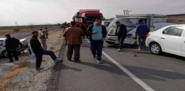 Kayseri'de zincirleme trafik kazas