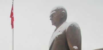 Kayseri'de kar ya etkili oldu