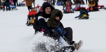 Erciyes'te, yaryl tatilinin son gnnde younluk  