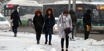 Kayseri'de kar etkili oldu