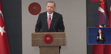 Cumhurbakan Erdoan, Kabine Toplants sonras aklama yapyor