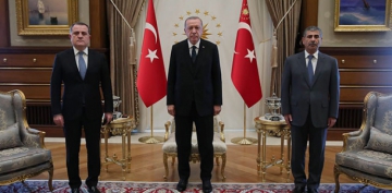 Erdoan, Azerbaycan Dileri Bakan'n kabul etti