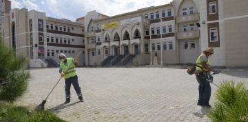 Bakan Dr. Palancolu;  Melikgazi'de Okullar hijyenik olarak Eitime Hazr