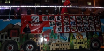 Kayseri'de '23 Nisan' cokusu