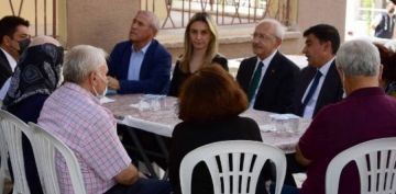 Kldarolu'ndan CHP'li lhan'a taziye ziyareti  