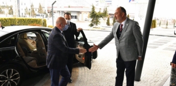 Kocasinan Belediye Bakan Ahmet olakbayrakdar, Kayseri OSB Bakan mamolunu ziyaret etti
