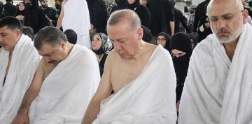 Cumhurbakan Erdoan'dan Umre ziyareti
