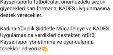 Bakan Soylu'dan, Kayserispor'a 'KADES' teekkr