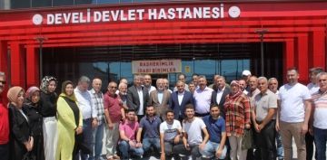 AK Partiden Develi ehit Ekrem Karakaya Devlet Hastanesine Ziyaret