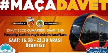 Kayserispor taraftarna cretsiz ulam