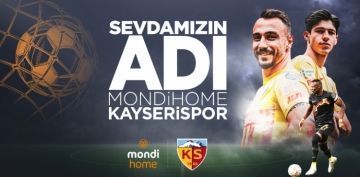 Kayserisporun Yeni sim Sponsoru; Mondihome 