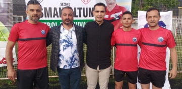 Futbol hakem ve gzlemcileri Osman Altun Futbol Turnuvasnda sahaya kt