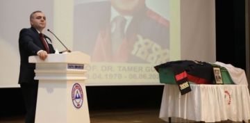 ERܒde Vefat Eden retim yesi Prof. Dr. Tamer Gne in Tren Dzenledi