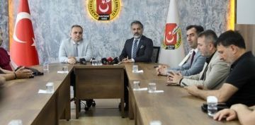 Rektr Prof. Dr. Altun, Kayseri Gazeteciler Cemiyetini Ziyaret Etti