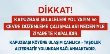 Kapuzba elaleleri bayramda ziyarete kapal