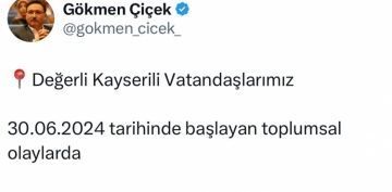 Kayseride kan olaylarda 21 emniyet, 1 itfaiye personeli yaraland 