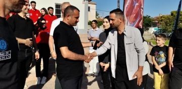 Vali Yardmcs Teke ve AFAD l Mdr Gen, arama kurtarma ekibiyle bir araya geldi