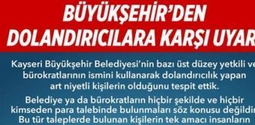 BYKEHRDEN DOLANDIRICILIK UYARISI