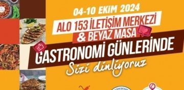 BYKEHR ALO 153 VE BEYAZ MASA, GASTRONOM GNLERݒNDE VATANDAI DNLEYECEK