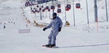 Erciyes'te kayak sezonu ald