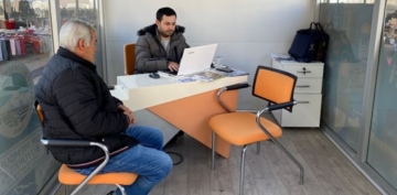 BYKEHRDEN, MOBL BEYAZ MASA LE VATANDAA DORUDAN HZMET